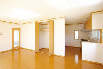 リビングダイニングキッチン　　家具なし