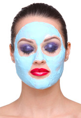 Beauty skin care cosmetics and health concept