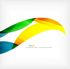 Business wave corporate background