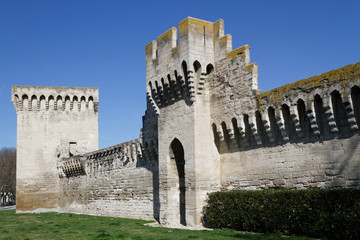 Fototapeta na wymiar Avignon : les murs de la cité