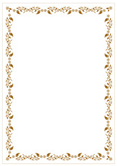 Frame congratulations for printing A4