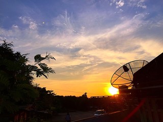 amazing sky and sunset.  © apitsada