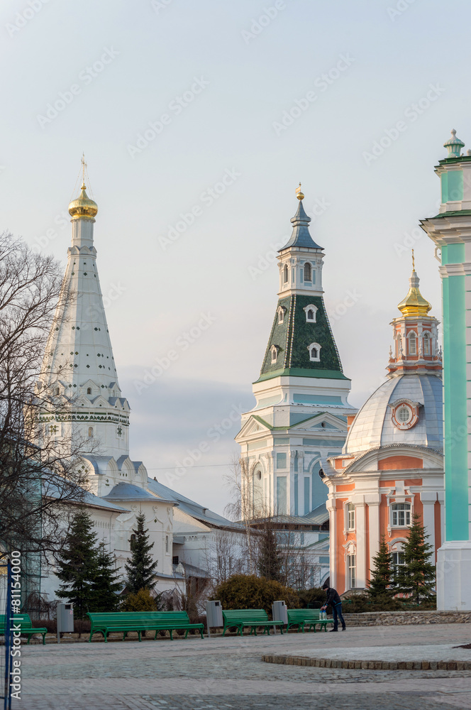 Poster The great Trinity monastery in Sergiyev Posad near Moscow