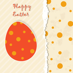 Easter template greeting card
