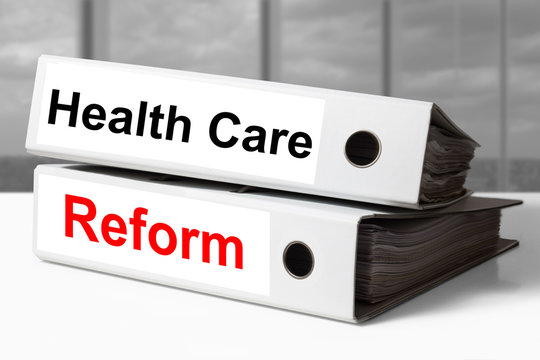 white office binders healthcare reform