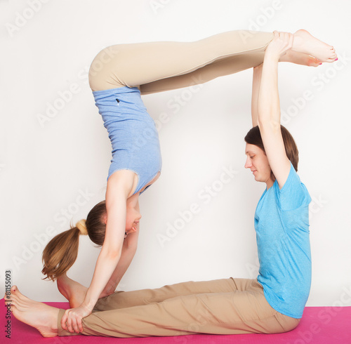 Yoga instruktör kön video