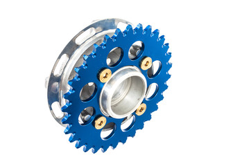 The hob and sprocket of motorcycle