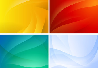 Set of abstract backgrounds