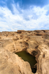 Unseen Thailand grand canyon sam pan bok at ubonratchathani