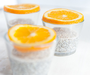 Chia seeds pudding