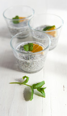 Chia seeds pudding