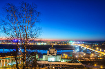 Канавинский мост на закате