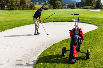 Sand trap hazard