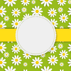 Fototapeta premium Flora Daisyl Design Vector Illustartion