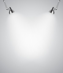 Background with Lighting Lamp. Empty Space for Your Text or Obje