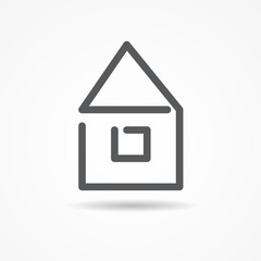 Home  Icon Vector Illustration