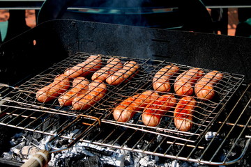 grilled sausages