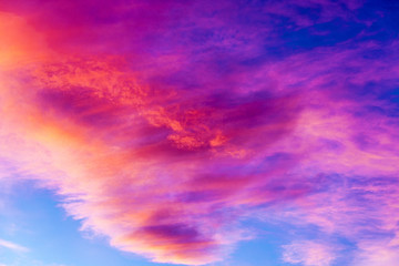 Colorful clouds