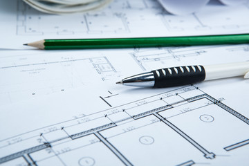 drawing on paper and tools