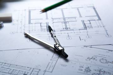 drawing on paper and tools