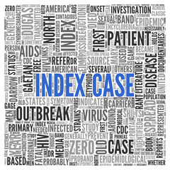 INDEX CASE Concept Word Tag Cloud Design