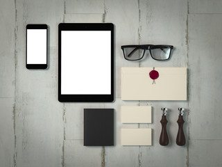 Mockup business template.