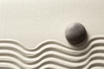 Tuinposter zen steen © fotofabrika