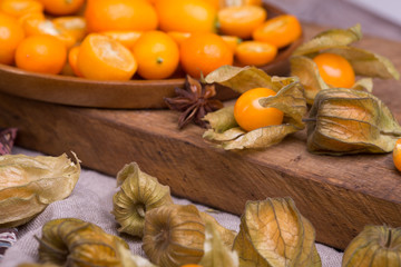 physalis and kumquat