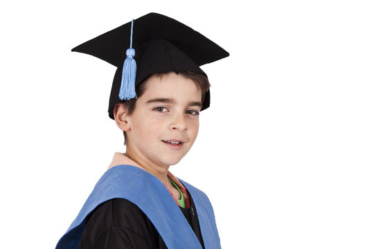 isolated child clothes graduation