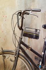 Detail of a Vintage Bicycle Handlebar