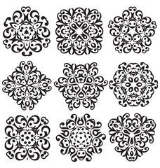 Calligraphic decorative elements