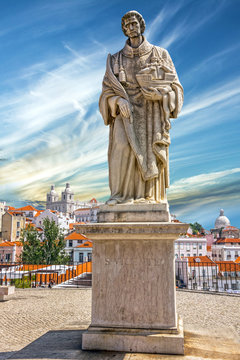 Monument to Vasco da Gama in Lisbon, Portugal