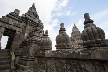 Fototapeta na wymiar Archaeological site of Prambanan