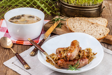 Traditional Polish soup sourdough.