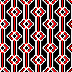 Abstract background with lines and squares. Seamless vector patt
