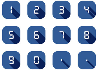 number buttons set 0704