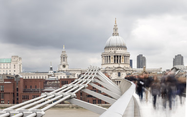 Millenium Bridge and St Pauls
