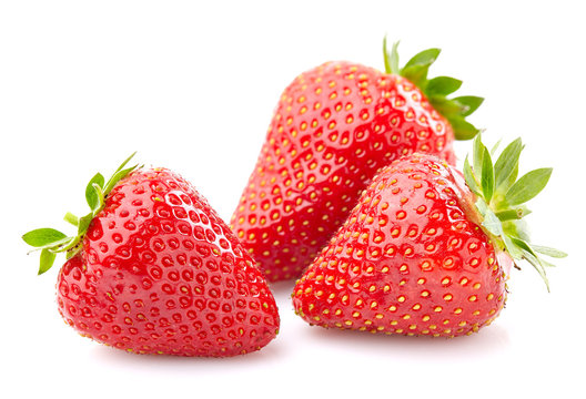 Strawberry in closeup