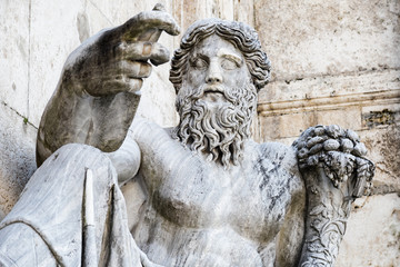 The statue of the "Nilo" - square of the Campidoglio - Rome