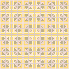 Abstract geometric seamless pattern of interlocking bands