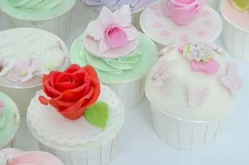 Wedding cupcakes
