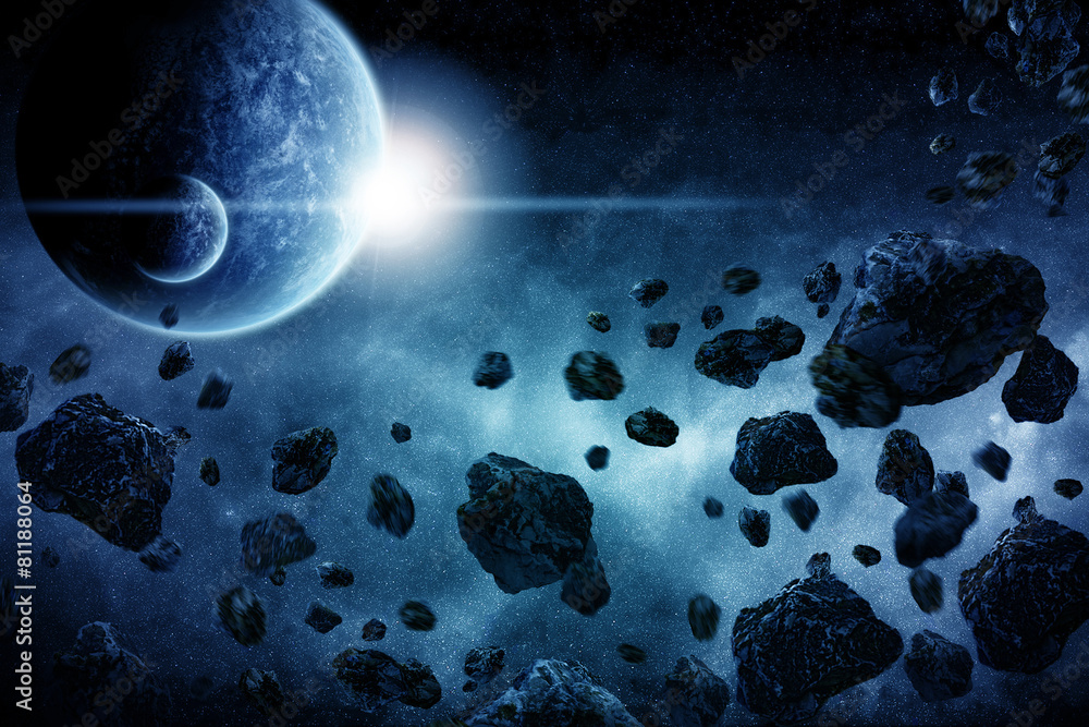 Poster planet explosion apocalypse