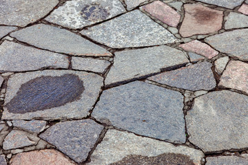 Grey paving stones as background