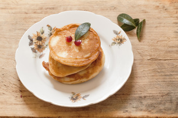 crepes or pancakes on a plate