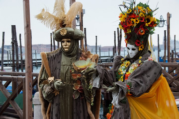 Traditional Venetian carnival mask