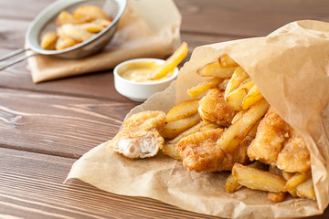 Fish and chips fast food