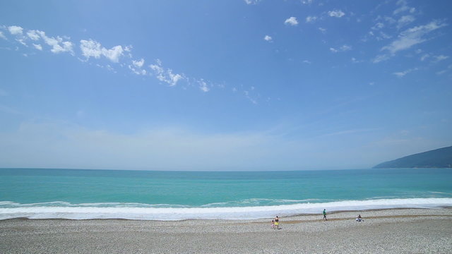 Black sea coast beach wave tide seashore ocean