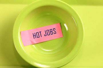 hot jobs tag in bowl