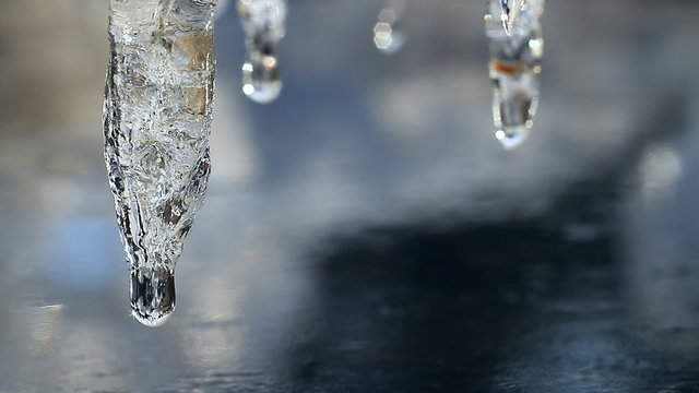 Melting Icicles.