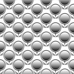 Metal relief pattern